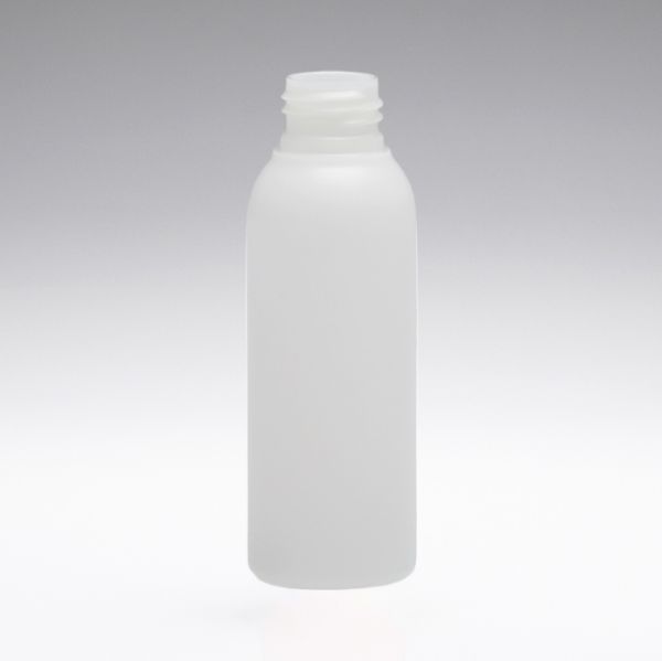 100 ml Round bottles transparent PE 24/410