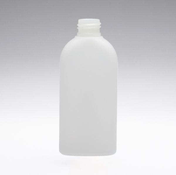 150 ml PE Bottles oval transparent 24/410