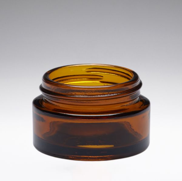 15 ml Glass ointment jar amber