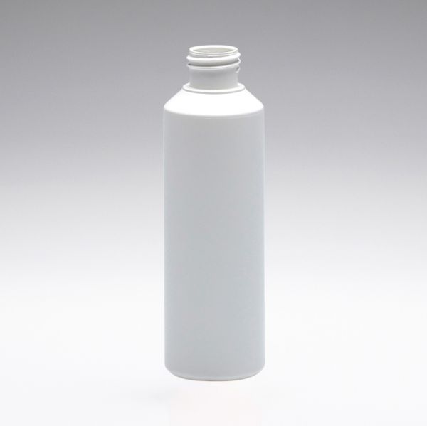 250 ml Rundflasche PE weiss 28/410