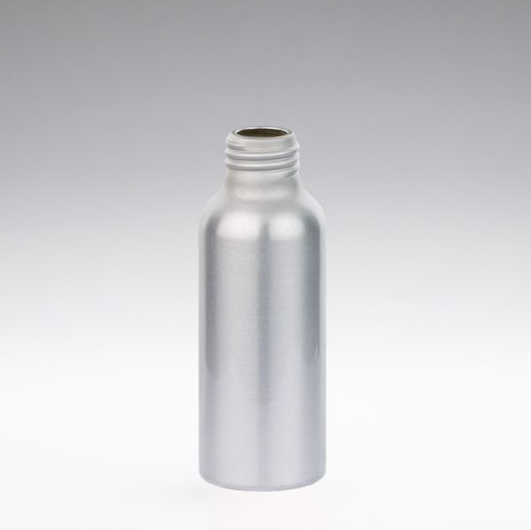 30 ml aluminium bottles, round, colourless, lacquered, 24/410