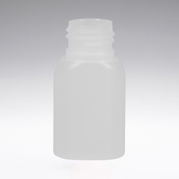 30 ml PE Bottles oval transparent 24/410