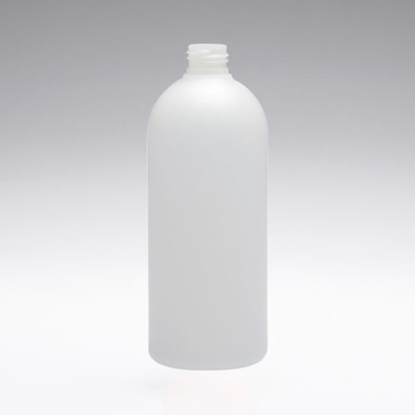 500 ml Rundflasche transparent PE 24/410