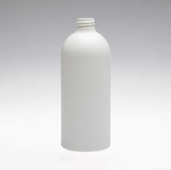 500 ml Round bottles white PE 24/410