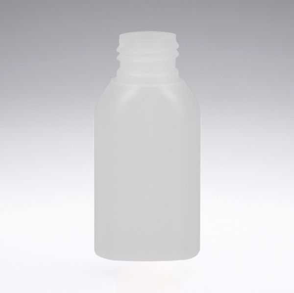 50 ml PE Bottles oval transparent 24/410