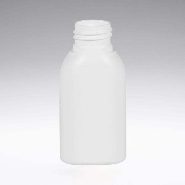 50 ml PE Bottles oval white 24/410