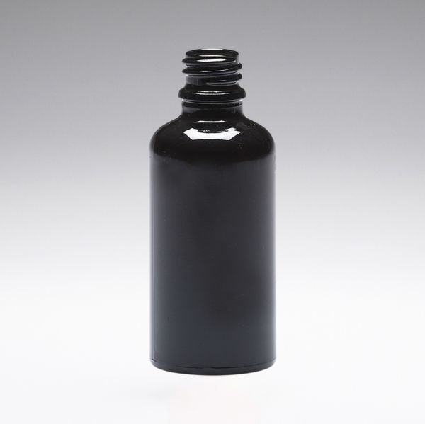 100 ml Botellas de vidrio violeta-oscuro DIN18