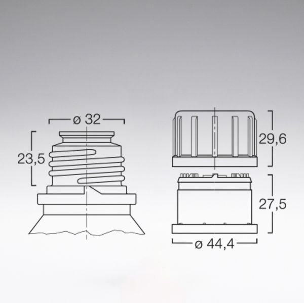 1000 ml Enghalsflaschen PE transparent DIN32E