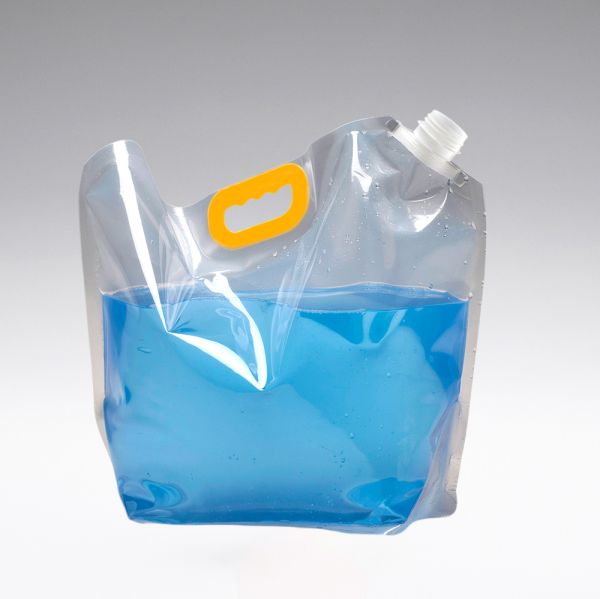 10 litros Bolsa Stand-Up Doypack con asa transparente