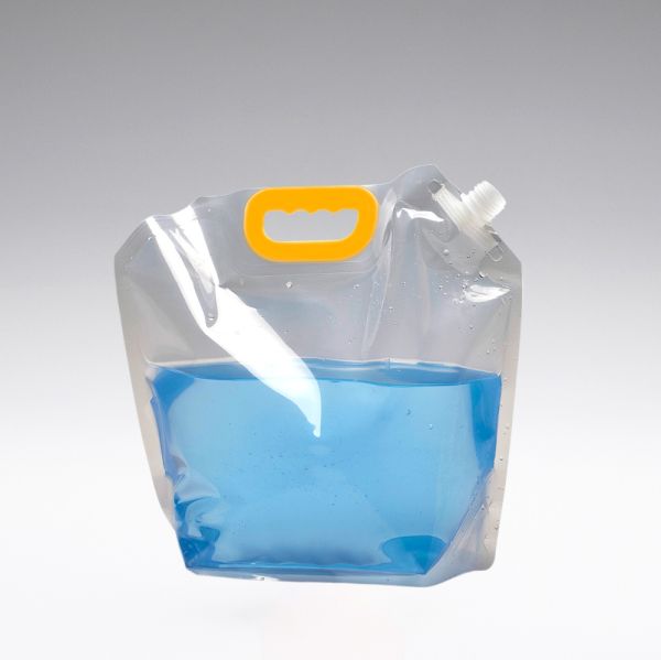 5 litres Poche stand-up Doypack avec poignée transparente