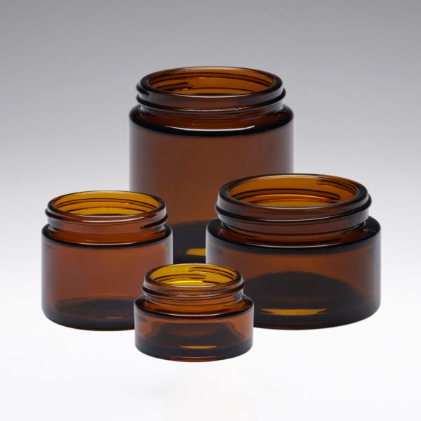 100 ml Glass ointment jar brown