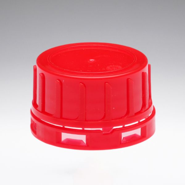 Tamper-evident closure red, DIN 40