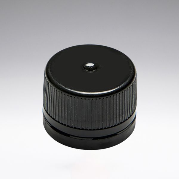 Tamper-evident cap black PP 18