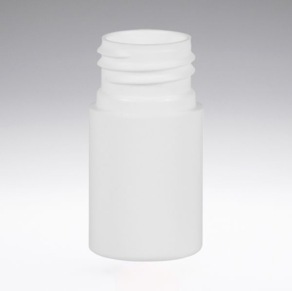 15 ml Round bottles white PE 24/410