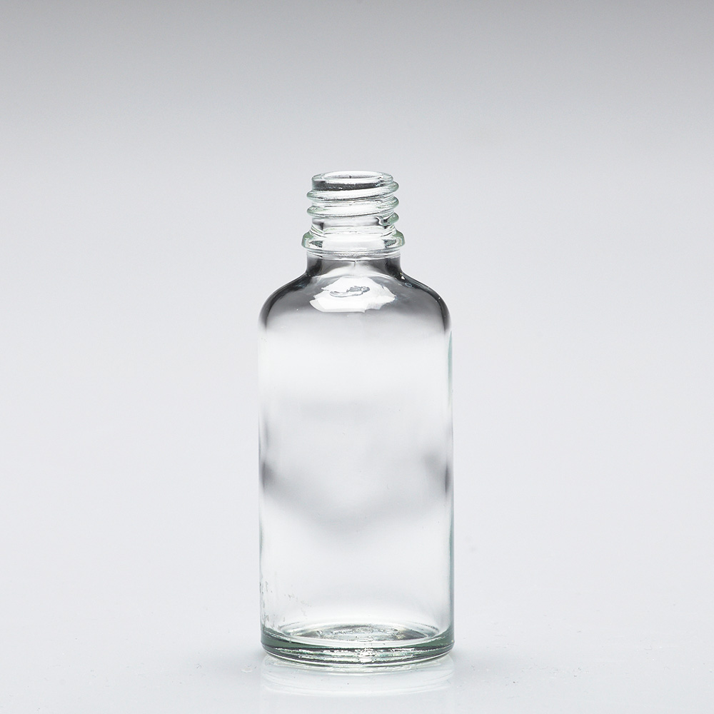 Mini bouteille en verre et bouchon métal à vis - pièce