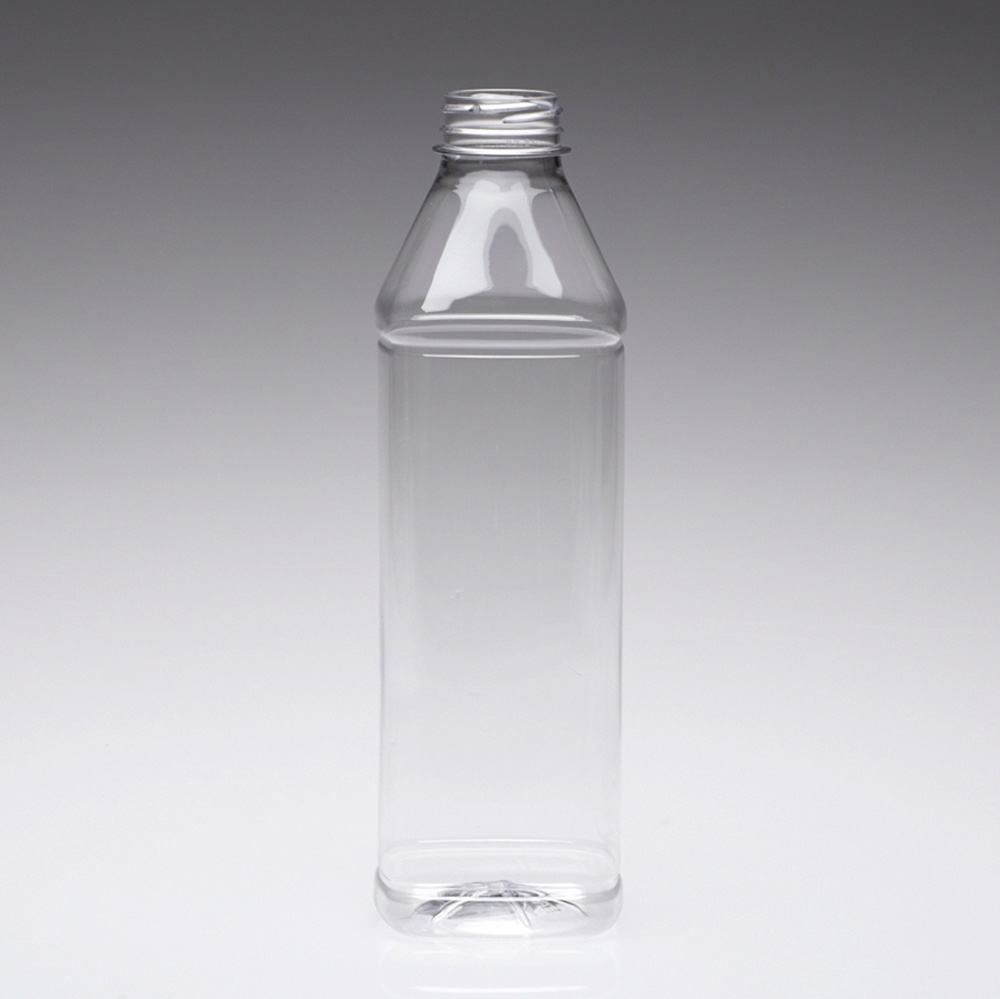 Bouteille de lait carrée transparente, 1000 ml bouteille d'eau en