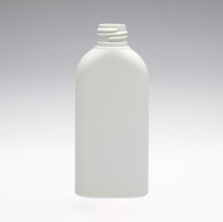 150 ml Bouteilles PE ovale blanc 24/410