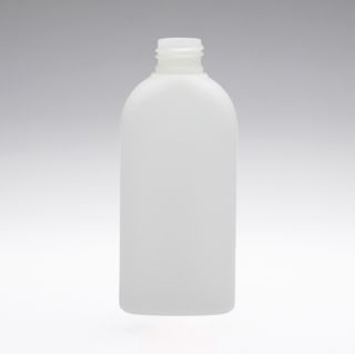 150 ml PE Bottles oval transparent 24/410