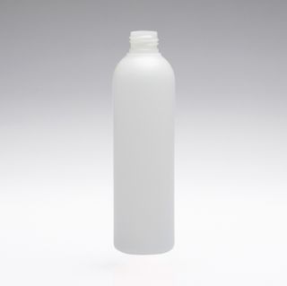 250 ml Round bottles transparent PE 24/410