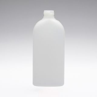 250 ml Bouteilles PE ovale transparent 24/410