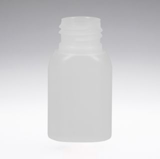 30 ml PE Bottles oval transparent 24/410