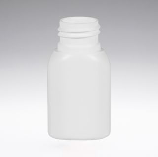 30 ml PE Bottles oval white 24/410