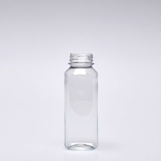 Moretoes Lot de 20 petites bouteilles de boisson en plastique transparent  de 60 ml avec couvercle, réutilisables et étanches avec bouchon pour jus