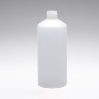 500 ml Bouteilles ronds PE transparent 28/410