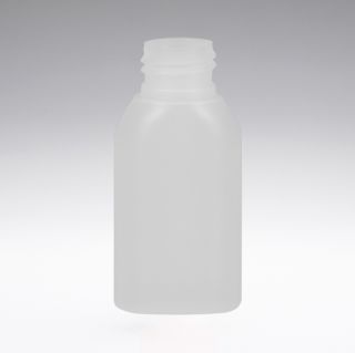 50 ml Botellas de PE ovaladas transparente 24/410