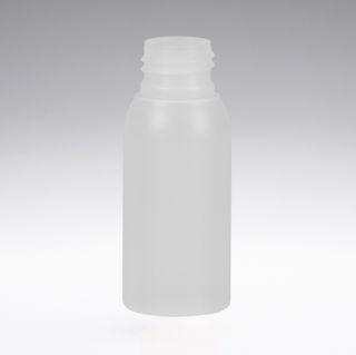 50 ml Round bottles transparent PE 24/410