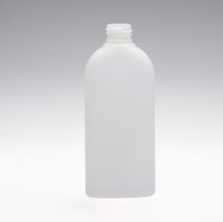 200 ml  PE Bottles oval transparent 24/410