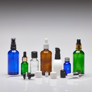 10 ml Glasflaschen weiss DIN18