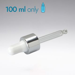 Pipette weiss/silber 103 mm 18/410