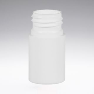 15 ml Round bottles white PE 24/410