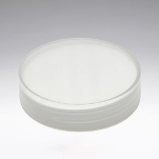 Bouchon à vis transparent avec insert en mousse PE 48/400 - Bouchons