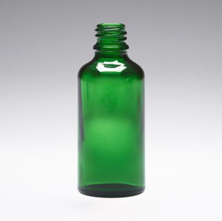 50 ml Bouteilles en verre vert DIN18