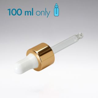 Pipette weiss/gold 103 mm 18/410